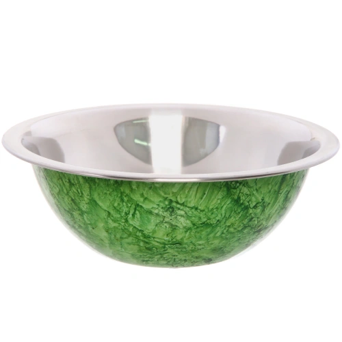 Миска из нержавеющей стали 1л 20см цветное покрытие "гранит"