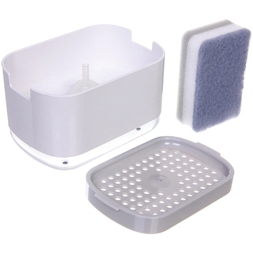 Подставка под губку с дозатором 300мл 31х10,7х16 1884_9