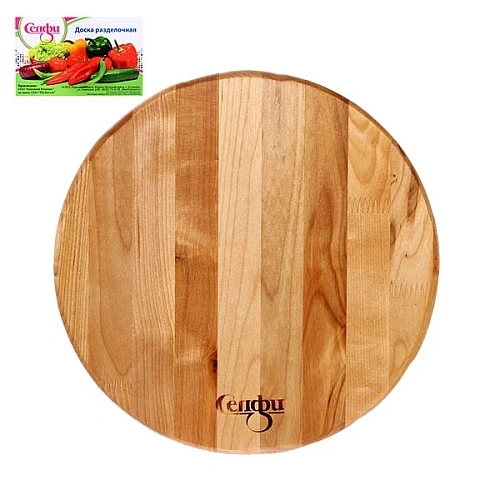 Доска разделочная "Круг" средняя 30*1,8см 