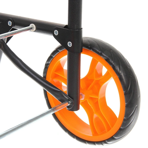 Тележка хозяйственная с сумкой (932538см, колеса 16см,грузоподъемность до 30 кг) оранжевая DC307_13