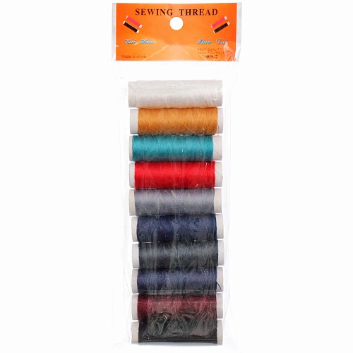 Нитки в наборе 10шт, цвет микс, 40м 16,55,51,6см ✦ (пакет с подвесом)_7