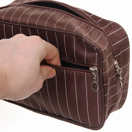 Косметичка Classic style, цвет коричневый, 26915,5см_8