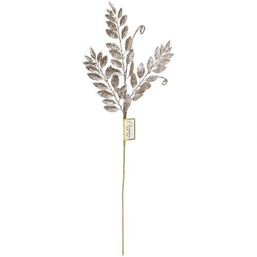 Ветка декоративная "Изящный вензель" 82 см, Шампань