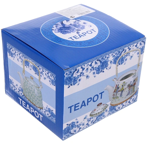 Чайник заварочный керамический 700мл с ситом Японские мотивы_4