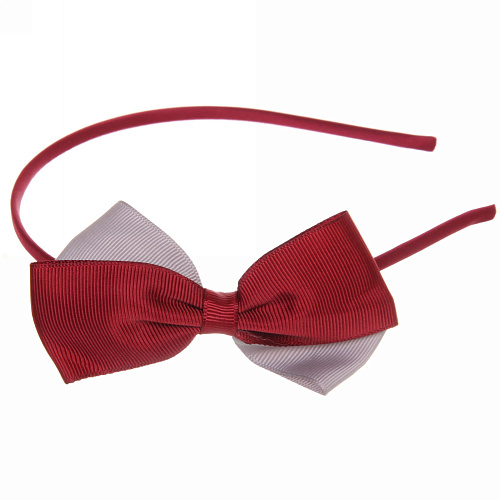 Ободок для волос детский на блистере Rapunzel, двухцветный, микс 6 цветов, 0,5см_9