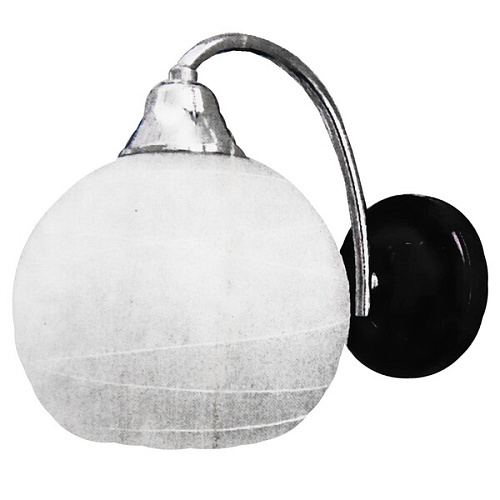 Бра 1*40Вт Е27 18*12*22см белый хром 3-50699/1 