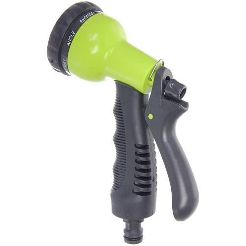 Катушка со шлангом и адаптерами, 10м серо-салатовая HY4017_7