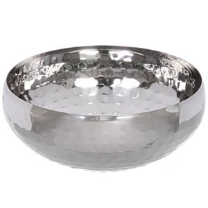 Салатник из нержавеющей стали 0,7л 15см, декоративный узор