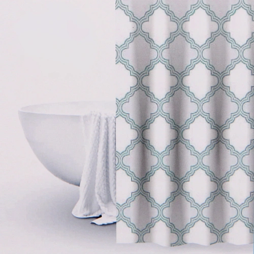 Штора для ванной PVC 180180 Картье_7