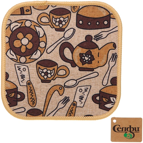 Подставка под горячее 18*18см "Кухня"