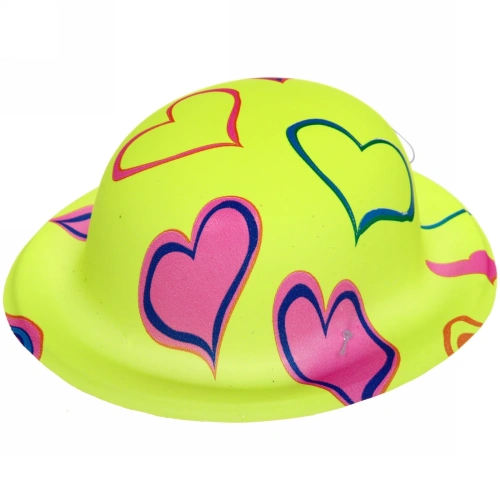 Шляпа карнавальная "Котелок" мини (d-16 см), микс