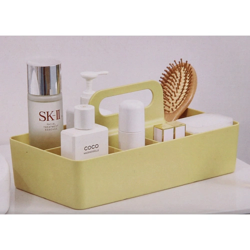 Органайзер функциональный для хранения с ручкой ИДЕАДОМА, восемь отделений, цвет медовый, 33178см_7