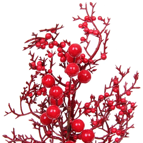 Ветка декоративная Ягодный коктейль 55 см_4