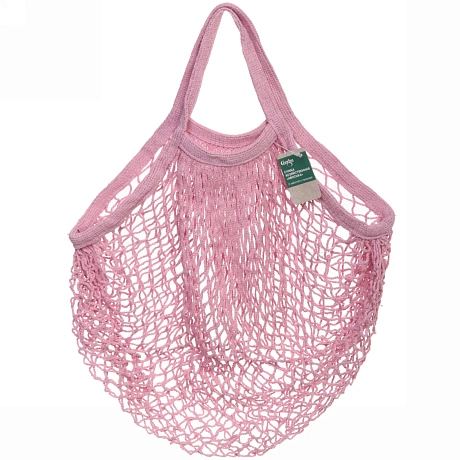 Сумка - шоппер авоська "ТРЕНДИ", цвет пудровая роза, 35*50см (лейбл Селфи)