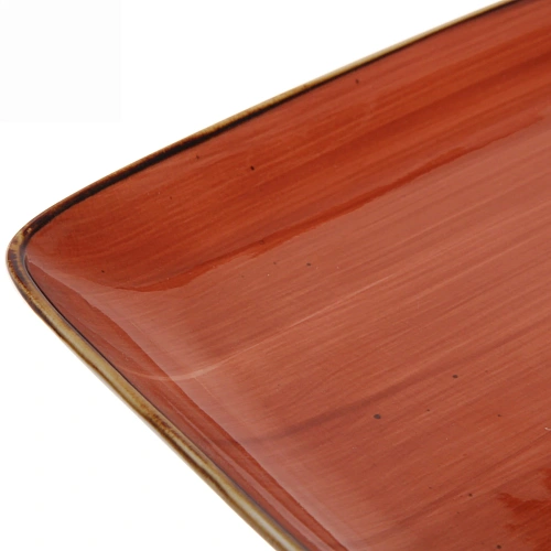 Тарелка керамическая Corsica orange 26262см_9