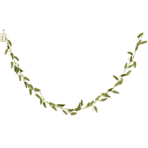 Украшение новогоднее "Сияющая хвоя" 1,80 м, Салатовый