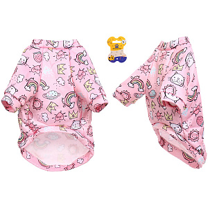 Кофта - толстовка для мелких пород собак "BRO Style", принт клубнички, р XL 