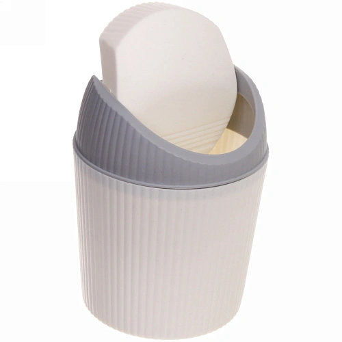 Контейнер для мусора 1,2л бело-серый_3