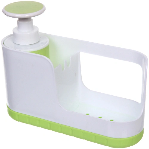 Дозатор для жидкого мыла с подставкой под губку Забота 835_4