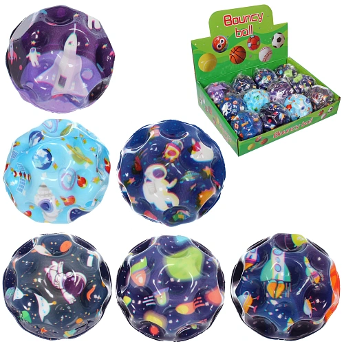 Мяч 6,3 см "Космос" попрыгун