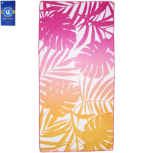 Полотенце пляжное 70*140 см "SUNshine - Тропики", микрофибра, 230 гр/м2