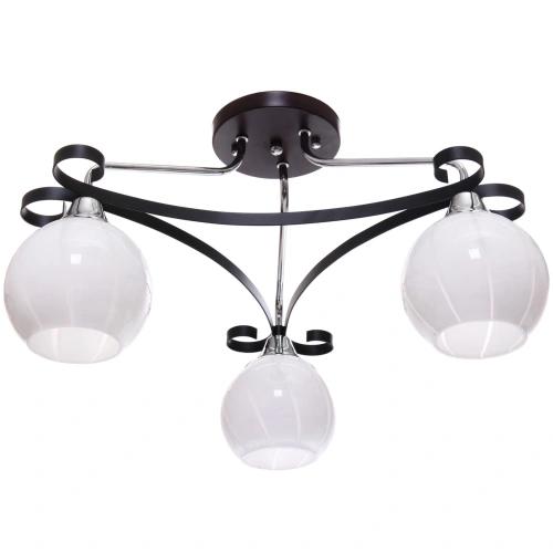 Люстра 3*40Вт Е27 50*50*30см черный хром 3-11632