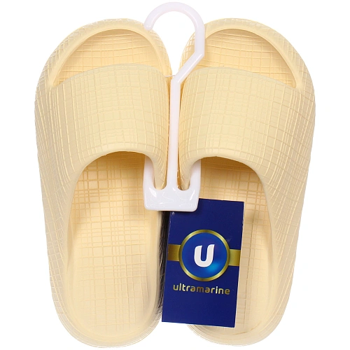 Шлепанцы женские AZHUR, цвет айвори, р-р 36-37_5