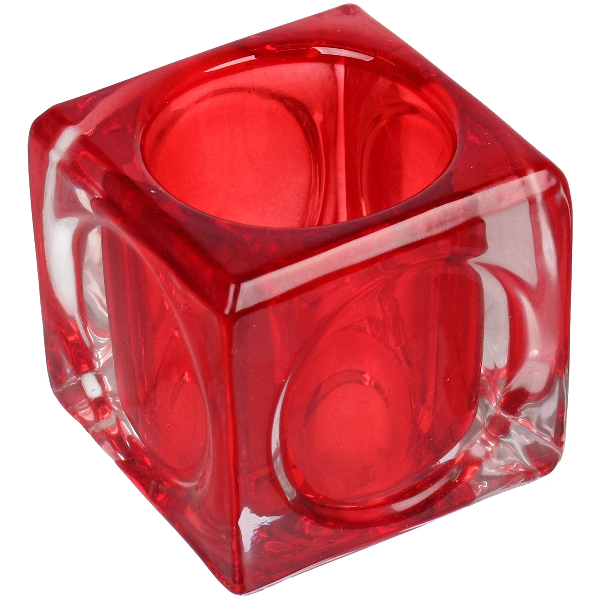 Подсвечник "ICE" 5*5 см, Рубин