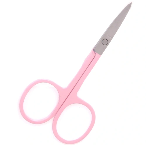 Ножницы маникюрные в пакете "Manicure set", классические, цвет розовый, 8,5см