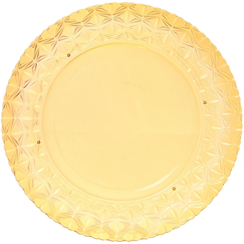 Поднос пластиковый "Кристалл" 33см узор