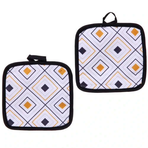Прихватка в наборе "Geometry", ромбы, 17*17 см, 2 шт