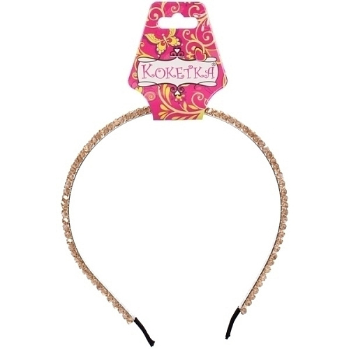 Ободок для волос КОЛЛИНА, микс 4 цвета, 0,5см (блистер Кокетка в минивложении)_10