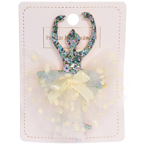 Зажим для волос Балеринка”, микс 6 цветов, 8,510см_6