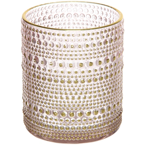 Подсвечник Хрустальный блеск 8,510 см, Розовый_2