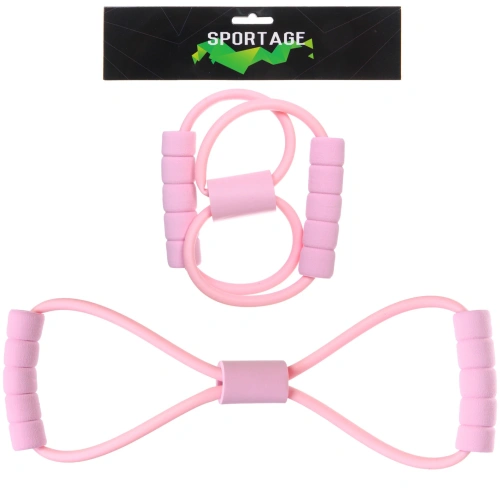 Эспандер трубчатый "Индиго" (нагрузка 4,5-6,8 кг), розовый