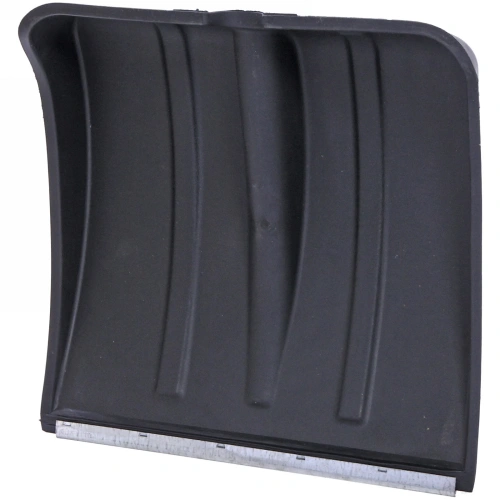 Лопата снеговая "Метель-1" 385*380 мм,пластик. с оцинк.планкой, d-32