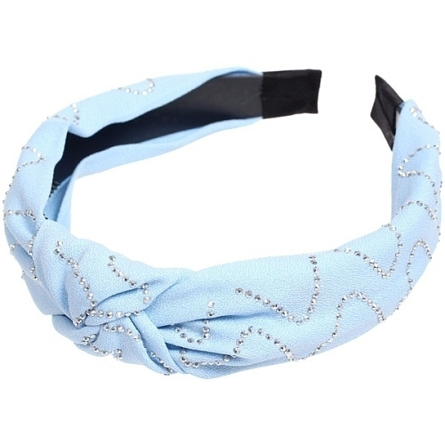 Ободок для волос ЛАФАНТАЛЬ, эйфория, стразы, ширина 28см, микс 6 цветов (стикер на внутр часть)_6