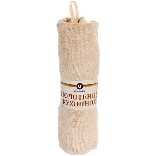 Полотенце кухонное UNICO, 3472 см, цвет бежевый, микрофибра 300 грм2_4