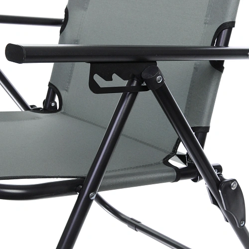 Кресло складное с подлокотниками TFS1608, 546895 см, 3 положения, серый_11