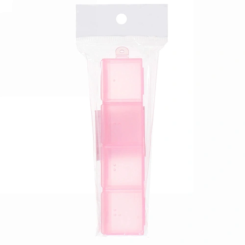 Контейнер для таблеток 4 ячейки 10х2,5х2см_7