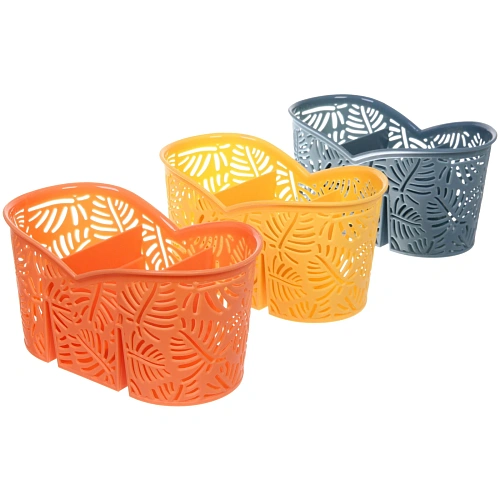 Подставка для столовых приборов "Папоротник" 3секции 19,5*11*10см