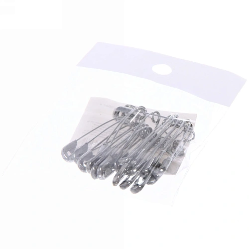 Булавки английские Серебро 3см 20шт в пакете_3