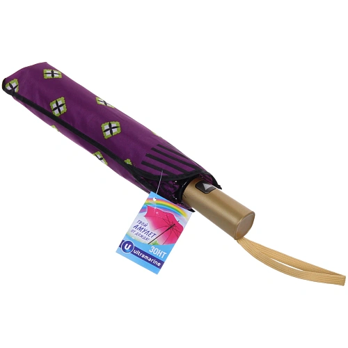 Зонт женский полуавтомат Канада, микс 6 цветов, 8 спиц, d-100см, длина в слож виде 30см_15