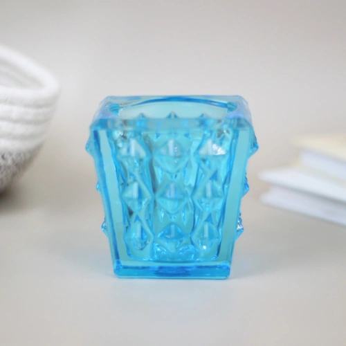 Подсвечник "Нежность" 7,7*7,5 см, Голубой