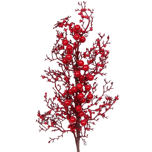 Ветка декоративная Ягодный коктейль 55 см_3