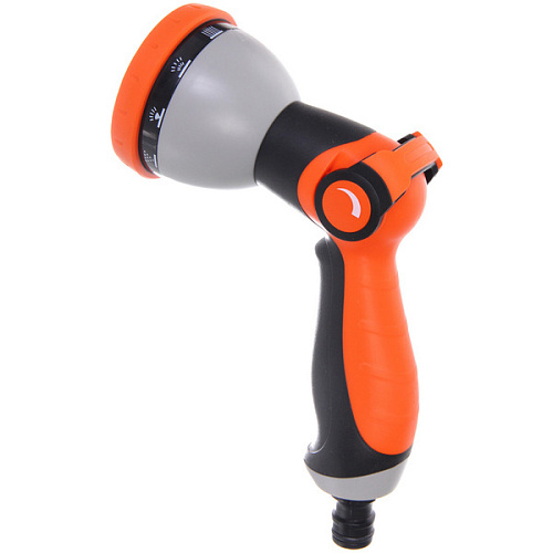 Катушка со шлангом и адаптерами, 10м серо-оранжевая HY4017_7