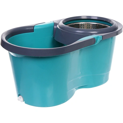 Набор для уборки Селфи Юла (ведро с отжимом, швабра, две насадки) в цветной коробке_15