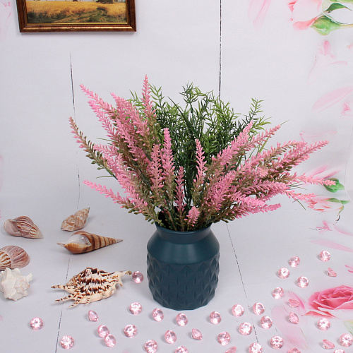 Ваза из пластика Marlen-Элли 12,59,5см цвет синий_3