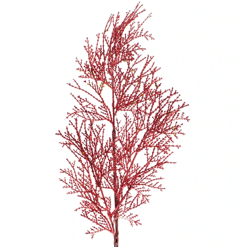 Ветка декоративная Симфония леса 80 см, Красный_3