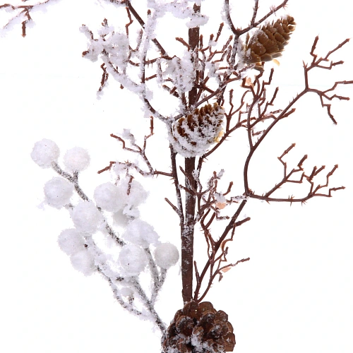 Ветка декоративная Волшебство зимы 75 см_4